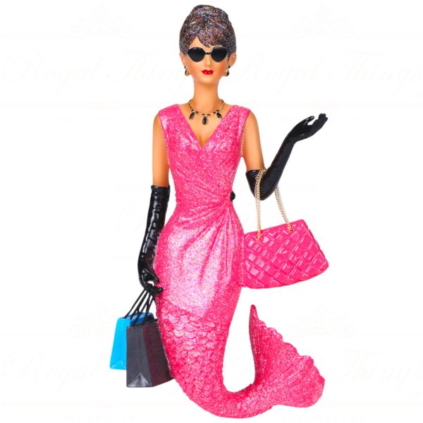 55 55035 December Diamonds Christmas Ornaments Miss Fishionista Mermaid Pink