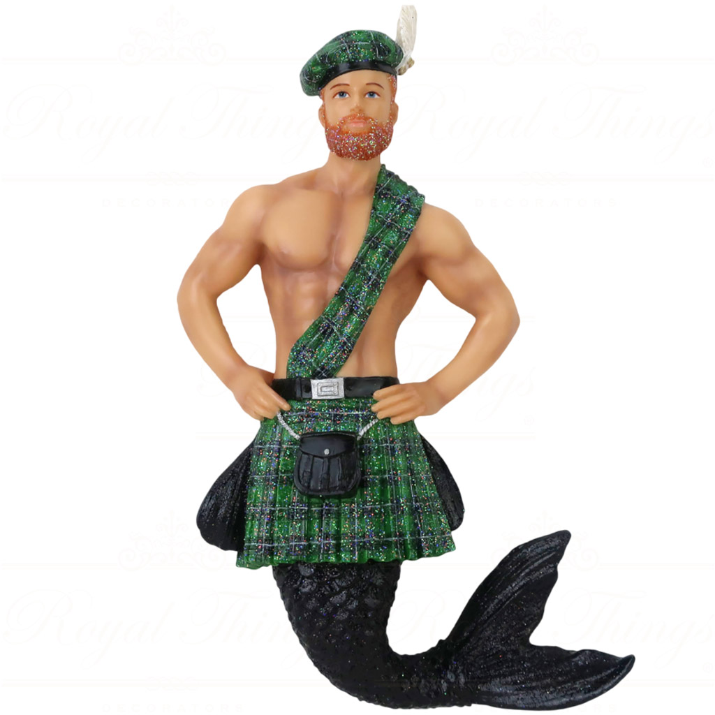 December Diamonds Christmas Ornaments Keltic Kelly Merman Green 55 55117