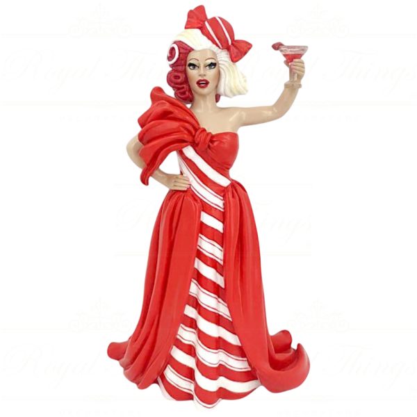55 55263 December Diamonds Gay Christmas Ornaments What A Drag Queen Kandi Kane Red White