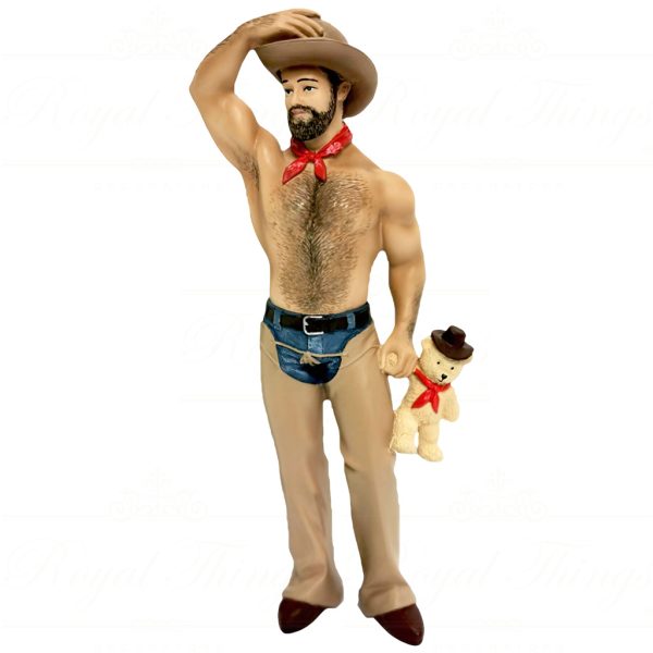 55 55317 December Diamonds Gay Christmas Ornaments Poke The Bear Cowboy Brown Blue