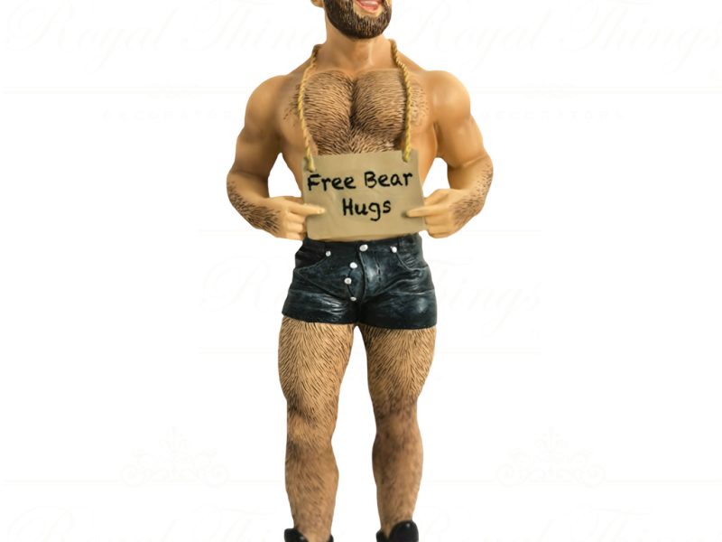 55 55318 December Diamonds Gay Christmas Ornaments Poke The Bear Free Hugs Black Brown