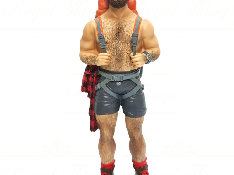 55 55321 December Diamonds Gay Christmas Ornaments Poke The Bear Camper Grey Orange Red
