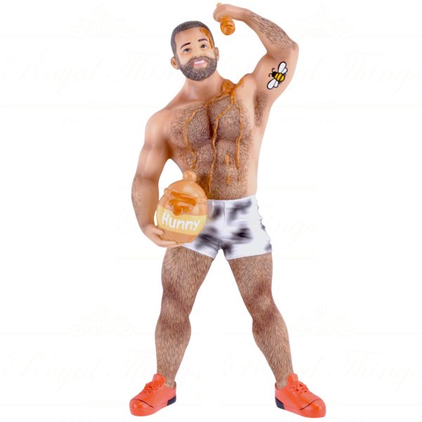 55 55329 December Diamonds Gay Christmas Ornaments Poke The Bear Honey Orange White
