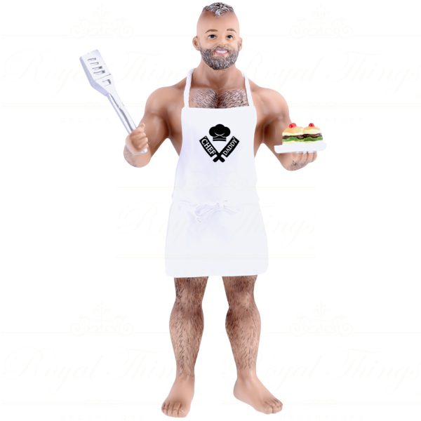 55 55330 December Diamonds Gay Christmas Ornaments Poke The Bear Chef Daddy White