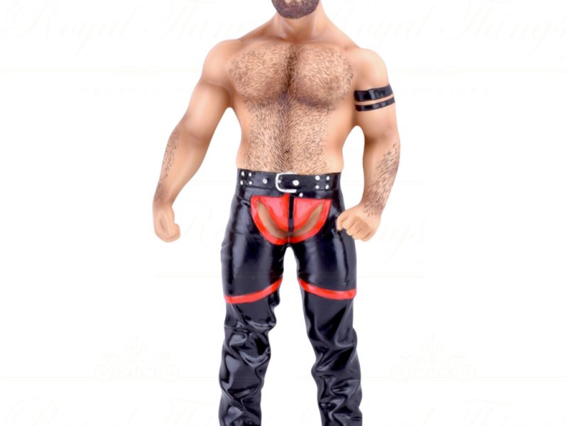 55 55332 December Diamonds Gay Christmas Ornaments Poke The Bear Rubber Black Red
