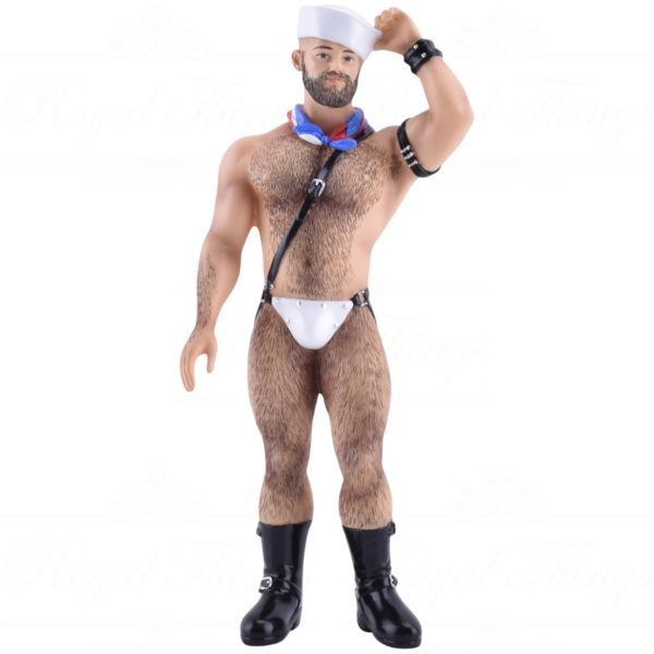 55 55337 December Diamonds Gay Christmas Ornaments Poke The Bear Sailor White Black Silver