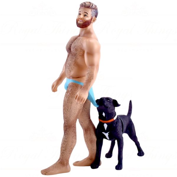 55 55342 December Diamonds Gay Christmas Ornaments Poke The Bear Coppertan Dog Blue Black