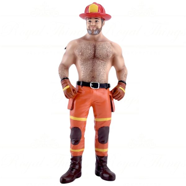 55 55344 December Diamonds Gay Christmas Ornaments Poke The Bear Fireman Red Yellow