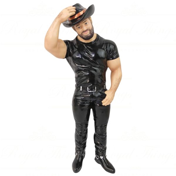 55 55353 December Diamonds Gay Christmas Ornaments Poke The Bear Leather Cowboy Black