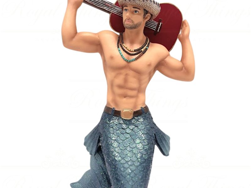 55 55460 December Diamonds Gay Christmas Ornaments Guitar Man Merman