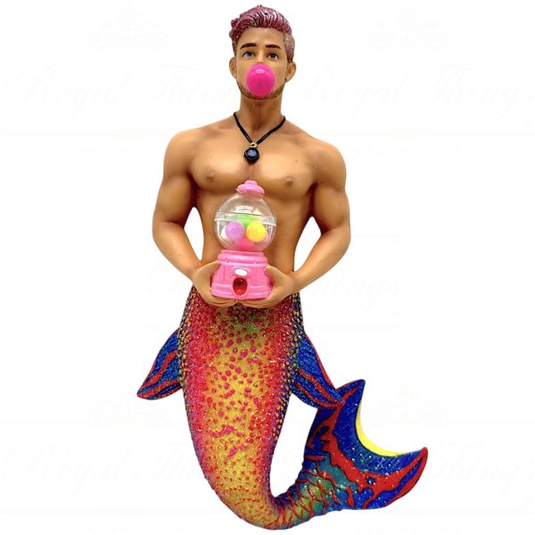 55 55463 December Diamonds Gay Christmas Ornaments Blow Fish Merman Multicolor