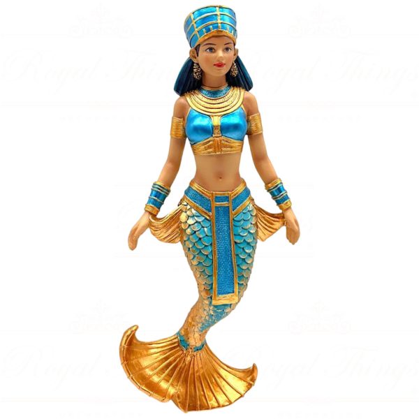 55 55466 December Diamonds Christmas Ornaments Queen Of The Nile Mermaid Blue Gold