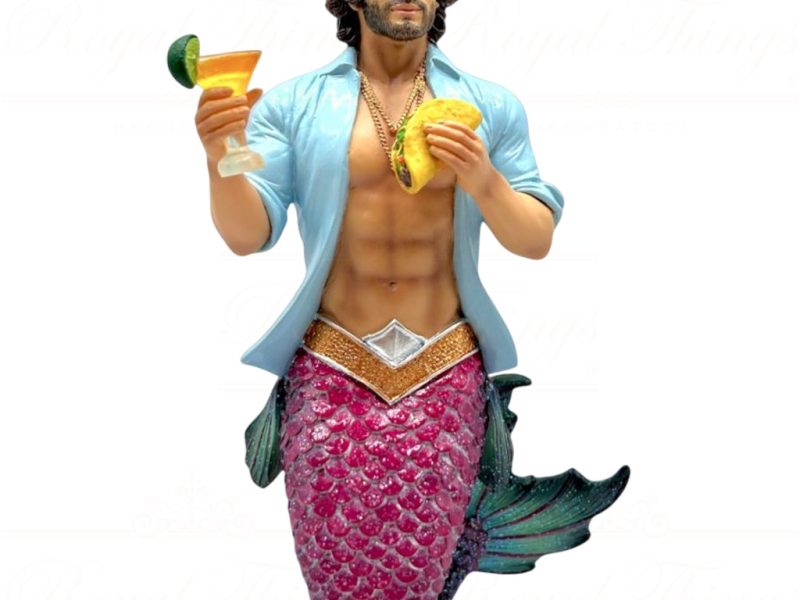 55 55505 December Diamonds Gay Christmas Ornaments Tacoquila Merman Pink Blue