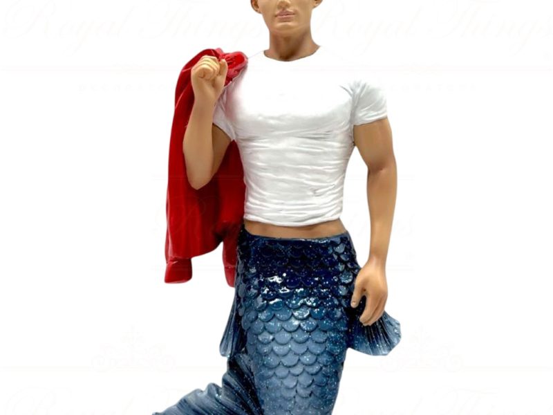 55 55506 December Diamonds Gay Christmas Ornaments Rebel Merman White Blue Red