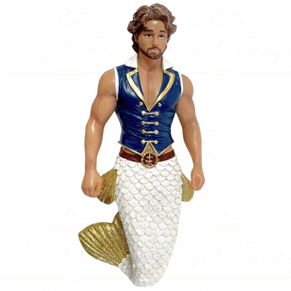 55 55510 December Diamonds Gay Christmas Ornaments Salty Seamen Merman Blue White