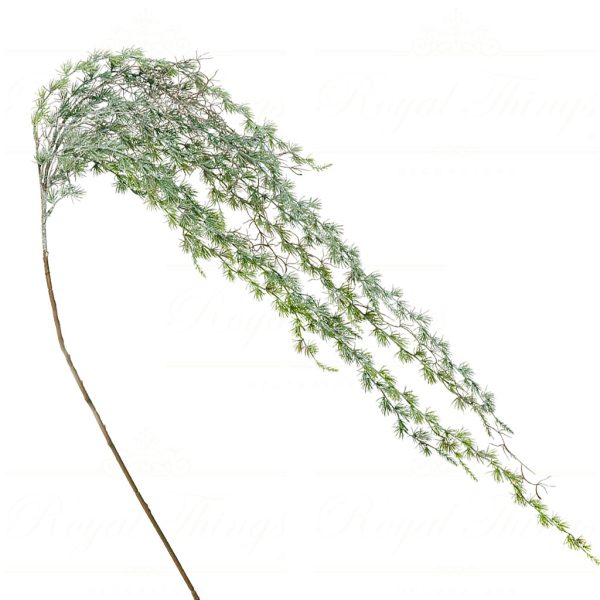 Al 74140 Goodwill Branches Flocked Hanging Pine Tail Stem Green