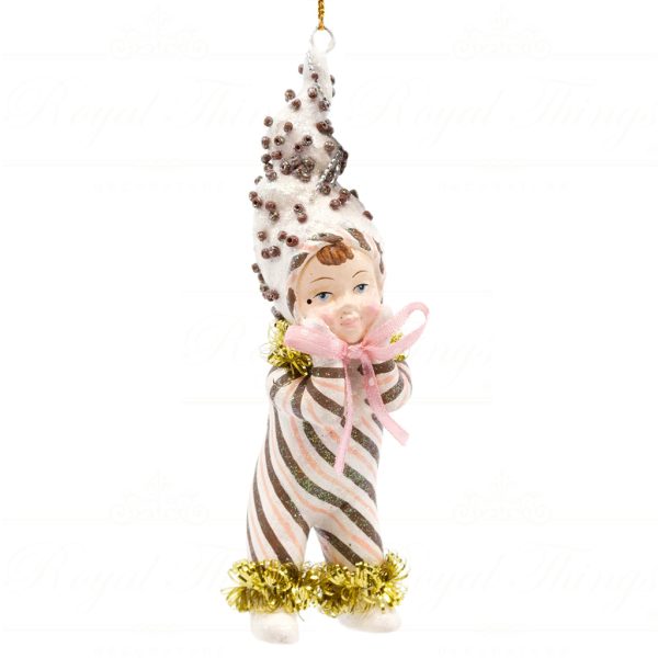 B 10253 Goodwill Christmas Ornaments Dairy Queen Baby Boy Ornament Blue Brown Pink Detail1