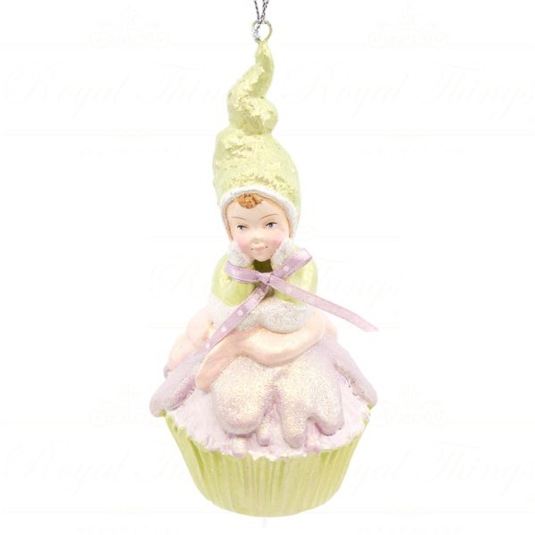 B 10272 Goodwill Christmas Ornaments Sweet Paris Macaron Cupcake Baby Ornament Green Pink Purple
