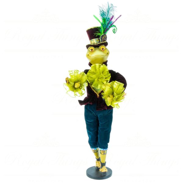 B 10276 Goodwill Heritage Collectible Dolls Mr Showtime Peacock Frog