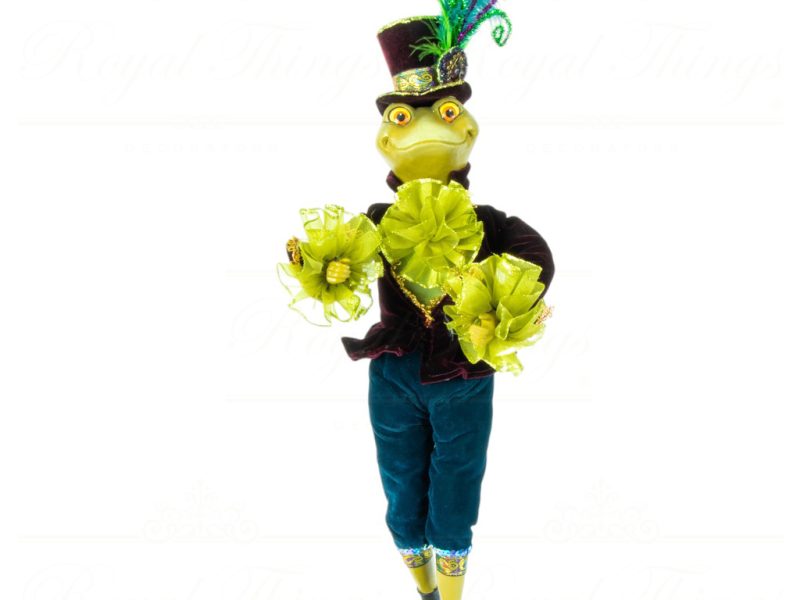 B 10276 Goodwill Heritage Collectible Dolls Mr Showtime Peacock Frog