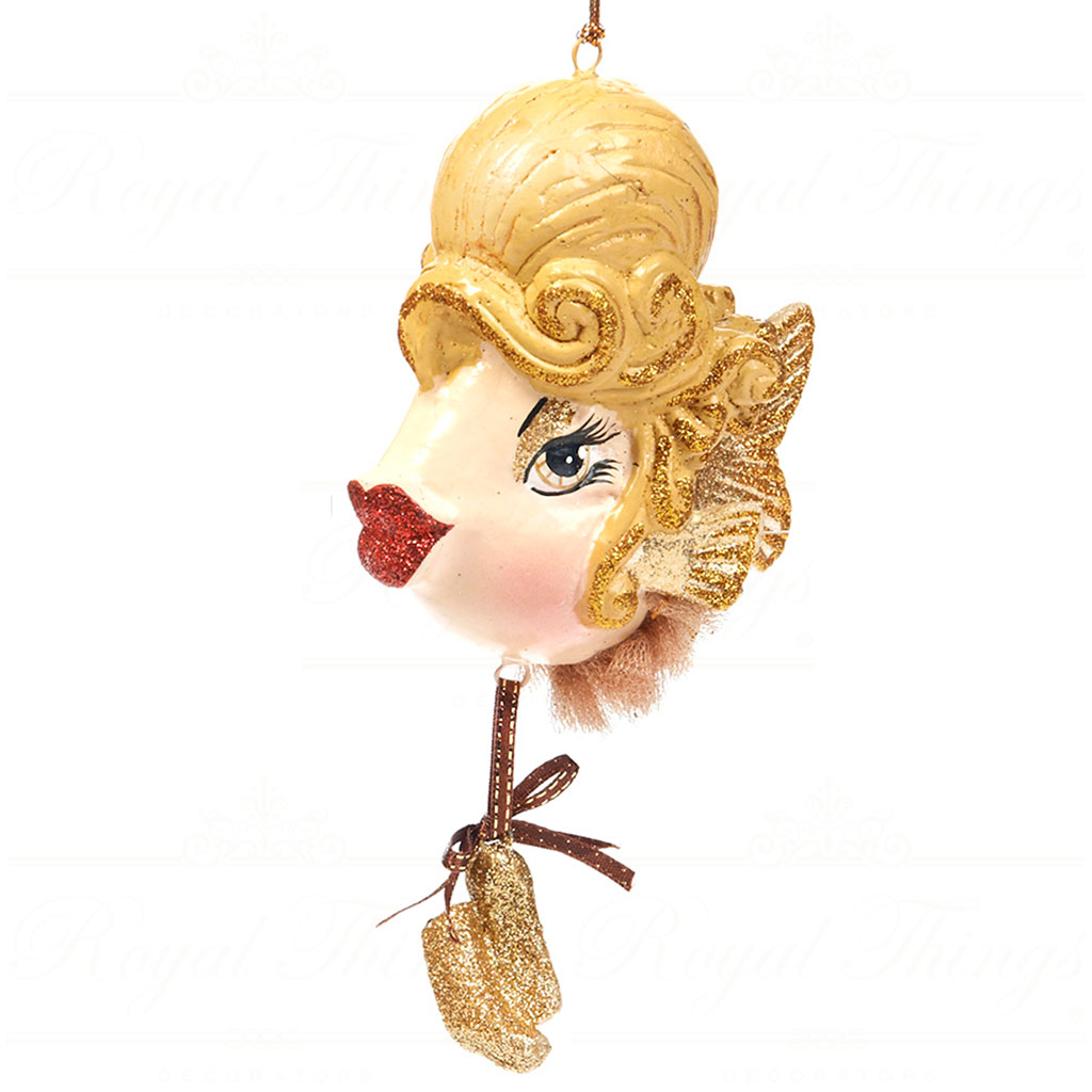 B 30361 goodwill christmas ornaments ballerina lady fish ornament champagne gold pink detail1 B 30361 Goodwill Christmas Ornaments Ballerina Lady Fish Ornament Champagne Gold Pink Detail1