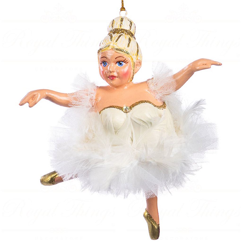 B 86451 goodwill christmas ornaments swan queen chubby ballerina ornament cream cream B 86451 Goodwill Christmas Ornaments Swan Queen Chubby Ballerina Ornament Cream Cream