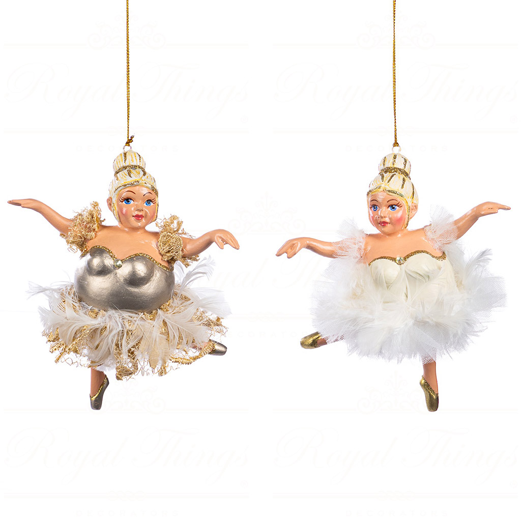 B 86451 goodwill christmas ornaments swan queen chubby ballerina ornament cream B 86451 Goodwill Christmas Ornaments Swan Queen Chubby Ballerina Ornament Cream
