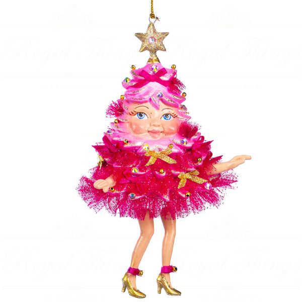 B 86760 Goodwill Christmas Ornaments Trendy Candy Xmas Tree Ornament Pink