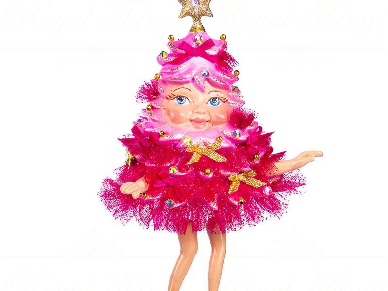 B 86760 Goodwill Christmas Ornaments Trendy Candy Xmas Tree Ornament Pink