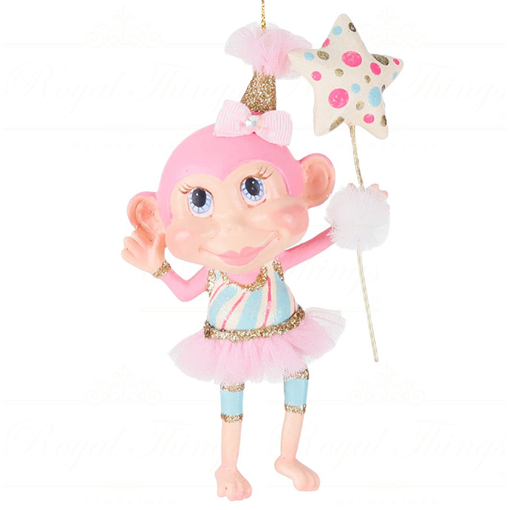 B 87466 goodwill christmas ornaments cotton candy carnival dangling monkey ornament pink blue vari a B 87466 Goodwill Christmas Ornaments Cotton Candy Carnival Dangling Monkey Ornament Pink Blue Vari A