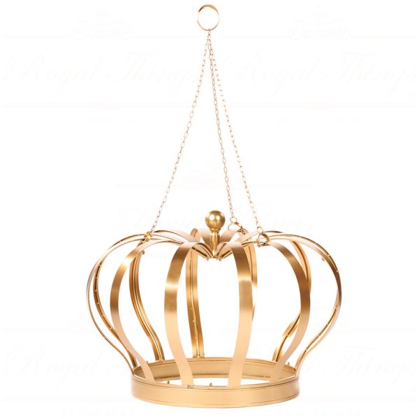 Bm 99256 Goodwill Christmas Decorative Items Metal Crown Display Gold