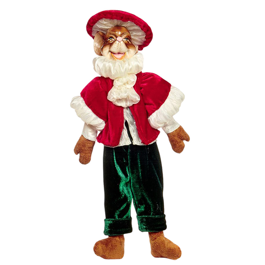 C 18009 goodwill christmas dolls woodland mushroom mouse doll red green brown white vari green C 18009 Goodwill Christmas Dolls Woodland Mushroom Mouse Doll Red Green Brown White Vari Green