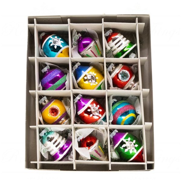 Cr 15428 Christopher Radko Shine And Brite Vintage Ornament Multicolor Vari 2
