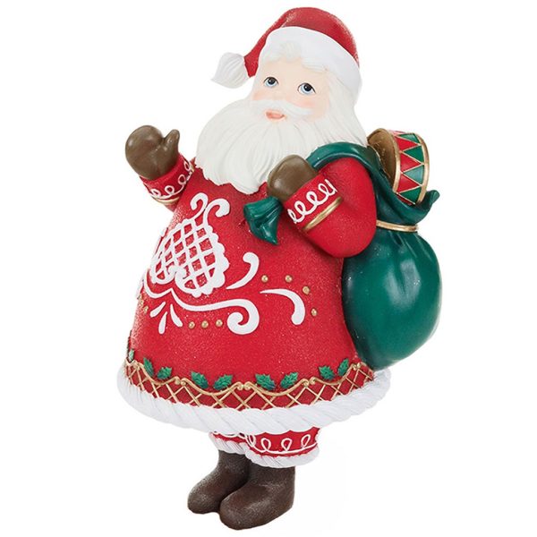 D 42148 Goodwill Christmas Ornaments Gingerbread Santa Mrs Ornament Red Vari Mr