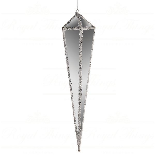 Goodwill Christmas Decorative Items Silver Mirror Icicle Al72072