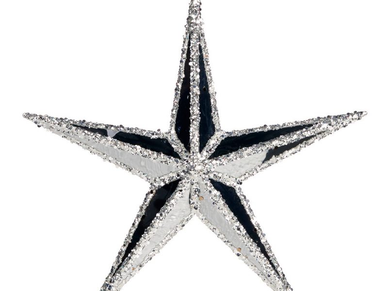Goodwill Christmas Ambiance Silver Mirror Star Al72071