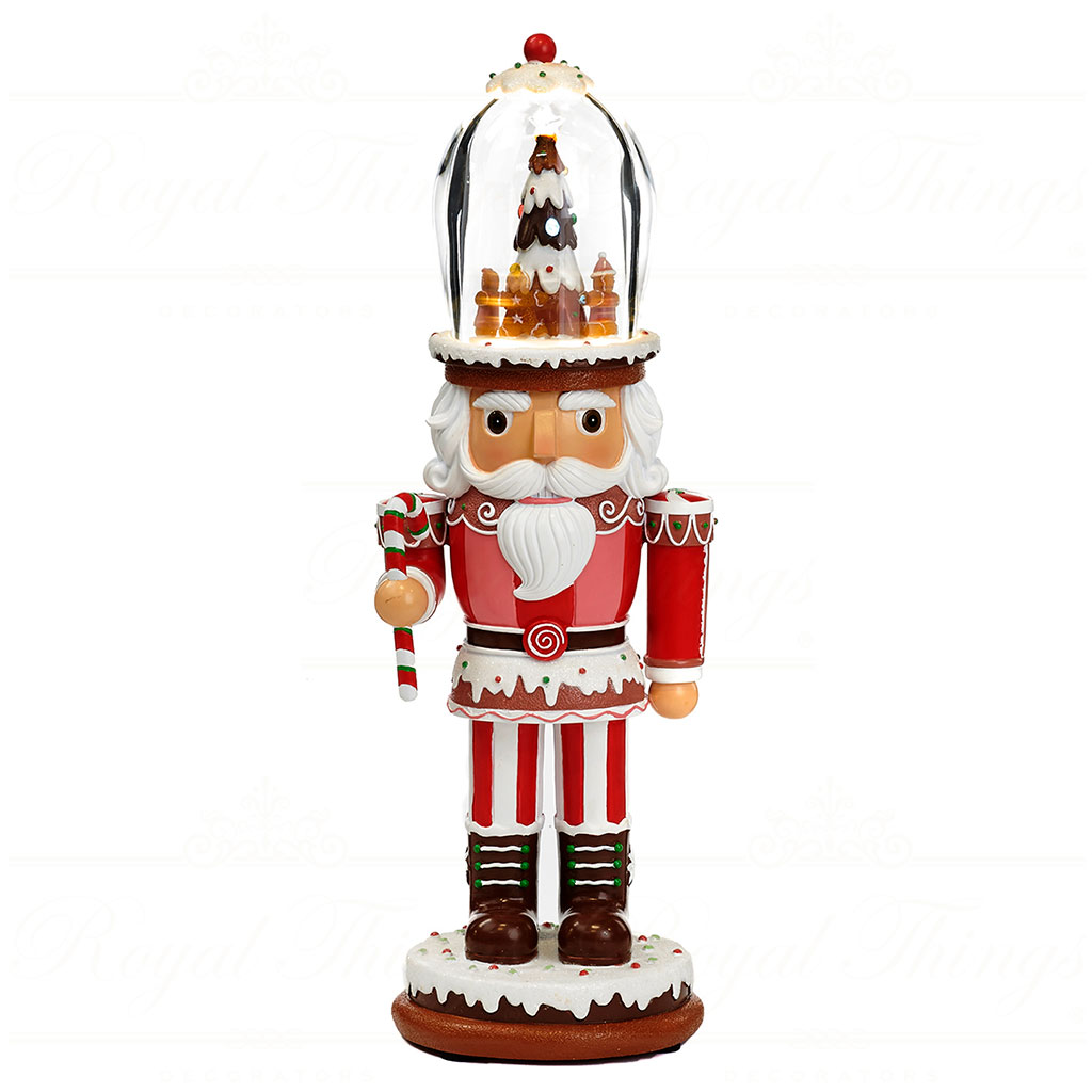 Goodwill Christmas musicboxes snowglobes LED Music Motion candy nutcracker MU 50104 Goodwill Christmas Musicboxes Snowglobes Led Music Motion Candy Nutcracker Mu 50104