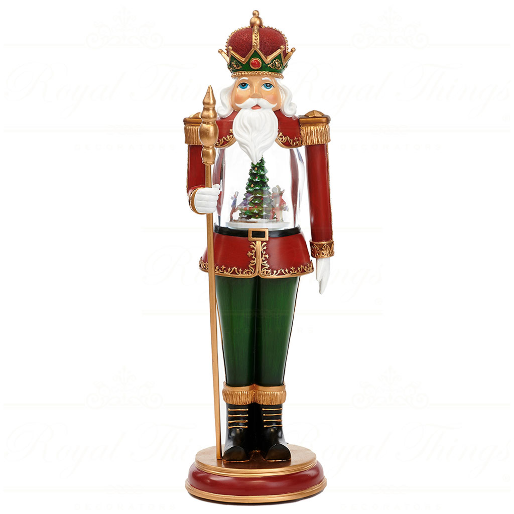 Goodwill Christmas musicboxes snowglobes LED Music Motion nutcracker MU 50108 Goodwill Christmas Musicboxes Snowglobes Led Music Motion Nutcracker Mu 50108