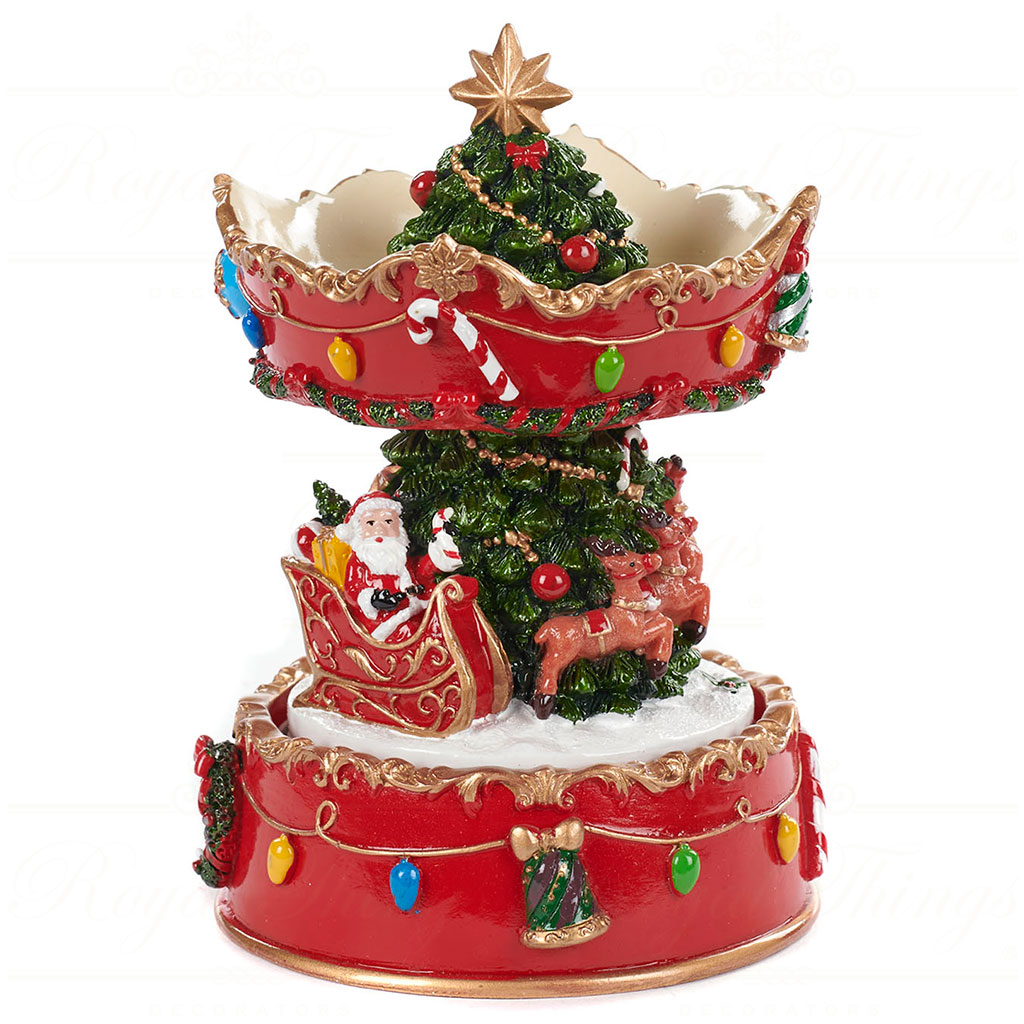 Goodwill Christmas musicboxes snowglobes santa sleigh carousel red green cream MC 19700 Goodwill Christmas Musicboxes Snowglobes Santa Sleigh Carousel Red Green Cream Mc 19700