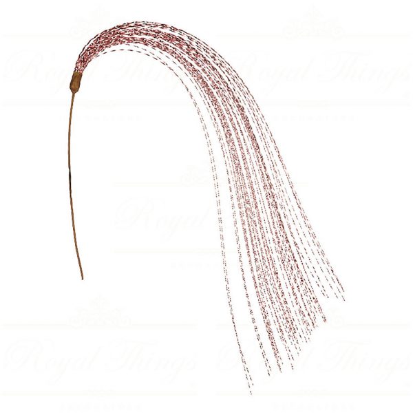 Goodwill Christmas Flowers Branches Glitter Metallic Needle Stem Pink A 52223