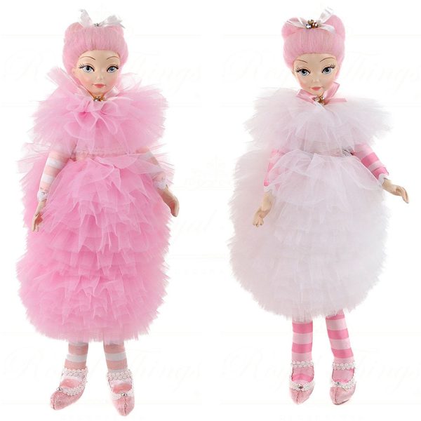 J 58605 Goodwill Christmas Dolls Cotton Candy Carnival Girl Doll Pink White