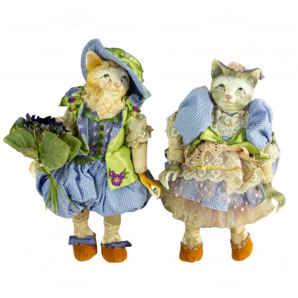 Kc 04 5275 Katherine S Collection Heritage Collectible Doll Bubbles Giggles Kitten Blue Cream Yellow