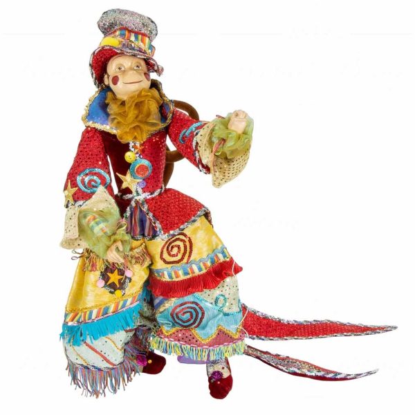 Kc 06 60704 Katherine S Collection Heritage Collectible Cirque Magique Tipton Monkey Ringmaster Doll Red Green Multi