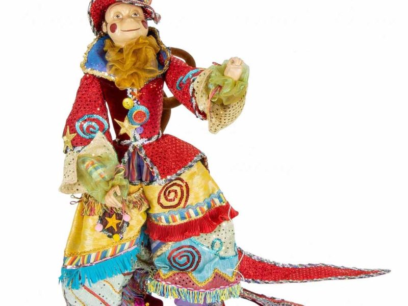 Kc 06 60704 Katherine S Collection Heritage Collectible Cirque Magique Tipton Monkey Ringmaster Doll Red Green Multi