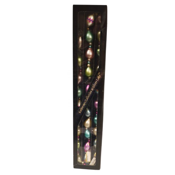 Kc 07 2376 Katherines Collection Christmas Decorative Items Painted Spring Pearls Garland Multicolor Box