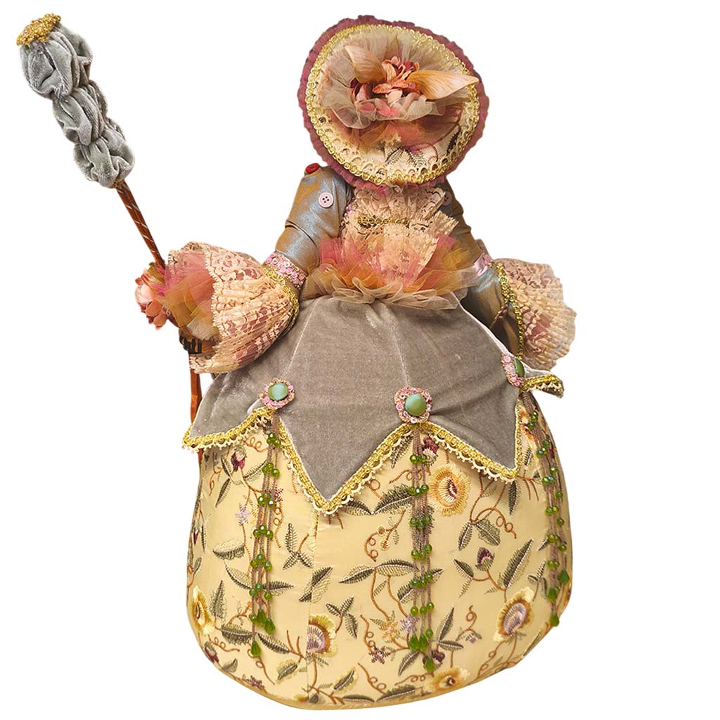 KC 11 31784 katherine s collection wayne kleski heritage collectible dolls lady eloise gusset rabbit pincushion doll green cream pink back Kc 11 31784 Katherine S Collection Wayne Kleski Heritage Collectible Dolls Lady Eloise Gusset Rabbit Pincushion Doll Green Cream Pink Back