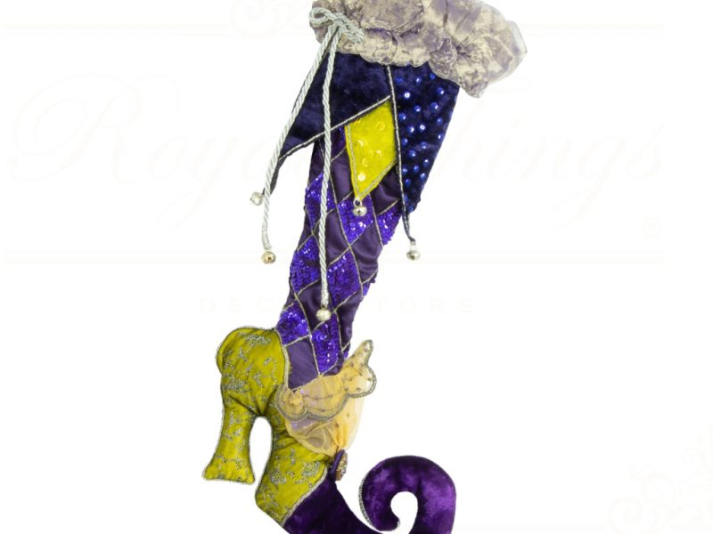 Kc 14 35103 Katherine S Collection Christmas Stockings Elettrizzarre Stocking Purple Green