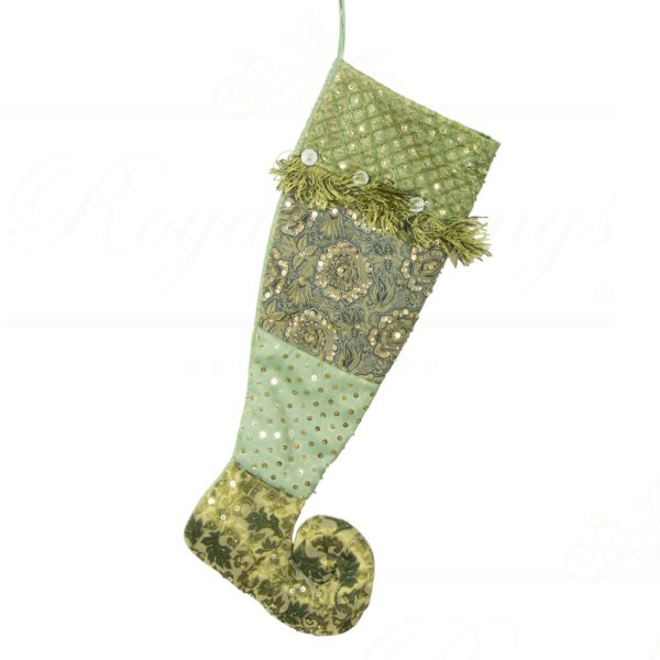 Kc 14 36078l Katherine S Collection Christmas Stockings Tapestry Stocking Green