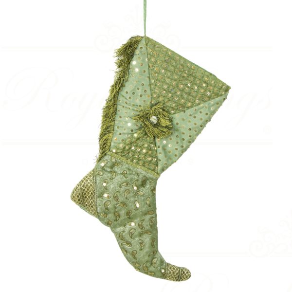 Kc 14 36078m Katherine S Collection Christmas Stockings Tapestry Stocking Green