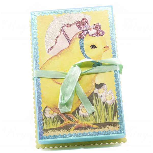 Kc 18 81253 Katherines Collection Christmas Decorative Items Retro Peep Foil Candybox Yellow Pink Blue Detail2